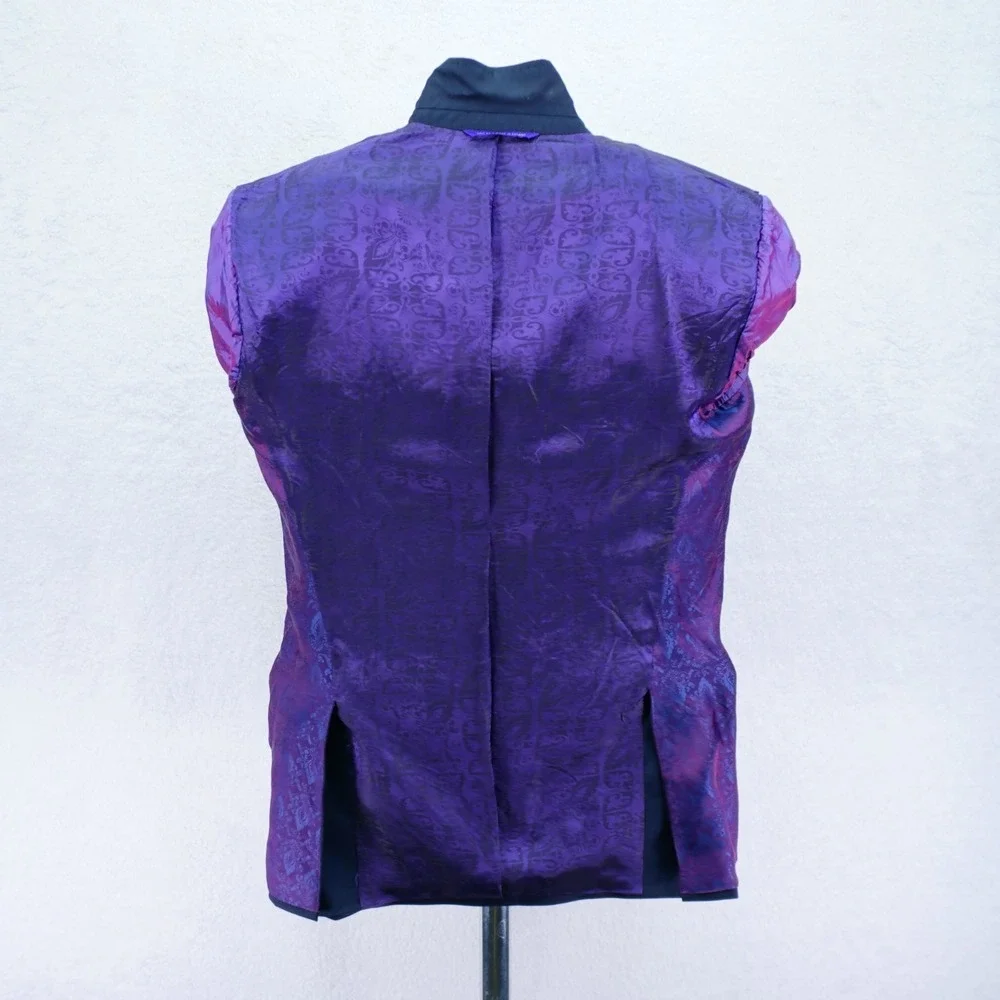 DAMAGED Ted Baker London Endurance Blue Wool‎ Jones Ct Blazer 36S Tagged 36R